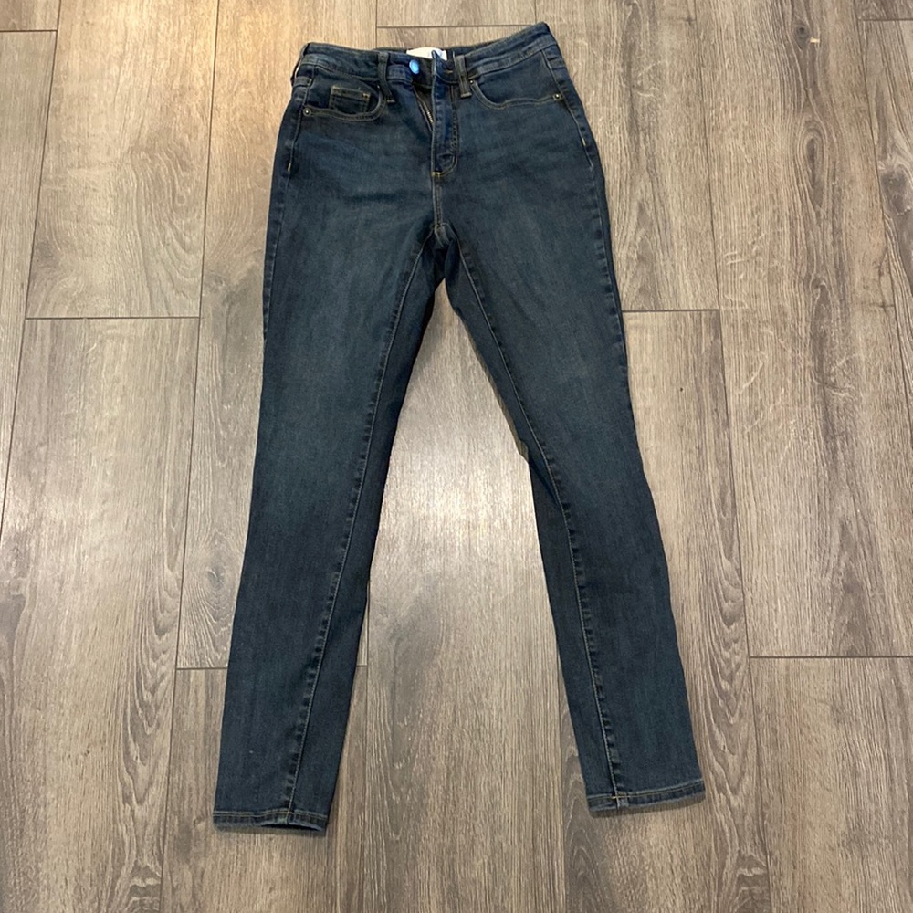 Double zero, skinny jeans, high rise